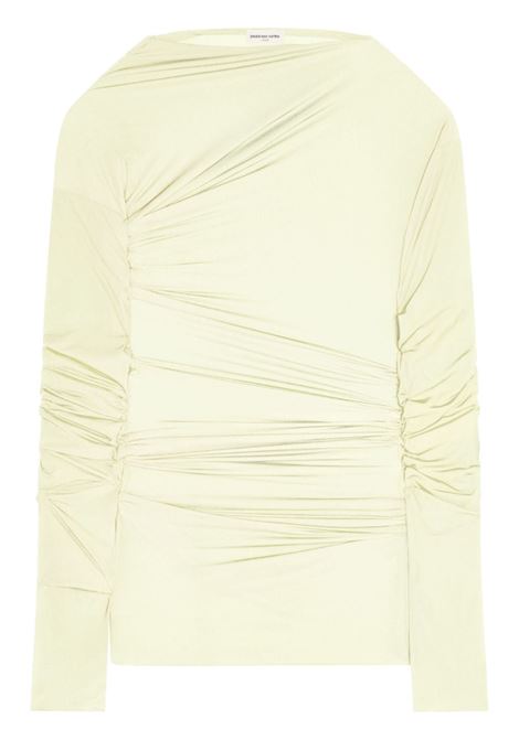 Pastel yellow draped top Dries van noten  - women DRIES VAN NOTEN | Top | 2420111439204206